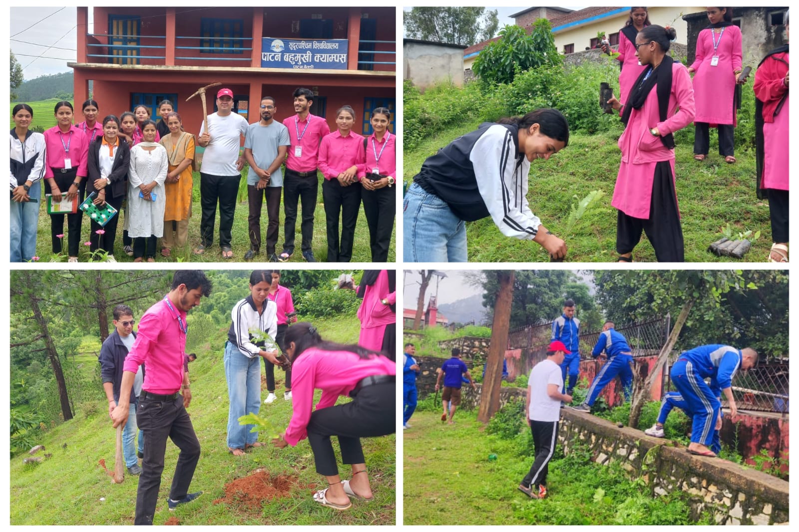 बैतडीको पाटनका विभिन्न स्थानमा वृक्षारोपण