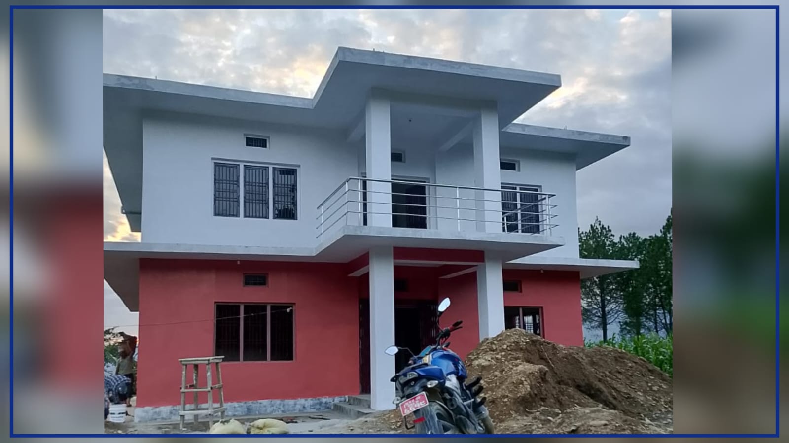 डिलाशैनी-५को वडा कार्यालयको भवन तयार:मन्त्री भण्डारीद्वारा उद्घाटनको तयारी