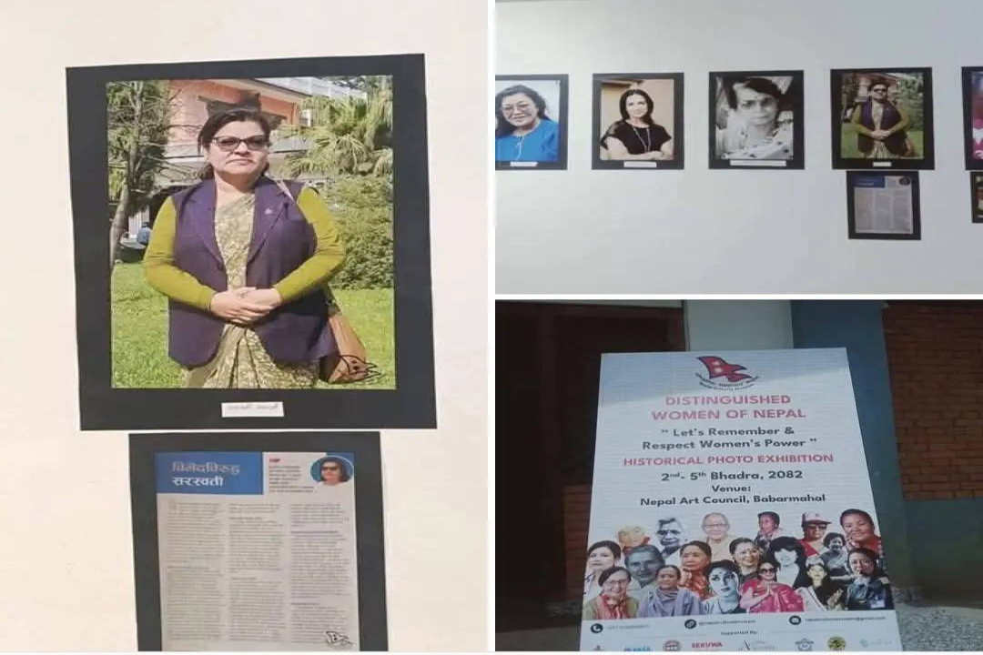 बिशिष्ट महिलाहरुको फोटो प्रदर्शनीमा बैतडीकी अधिकारकर्मी नेपाली पनि अटाइन्