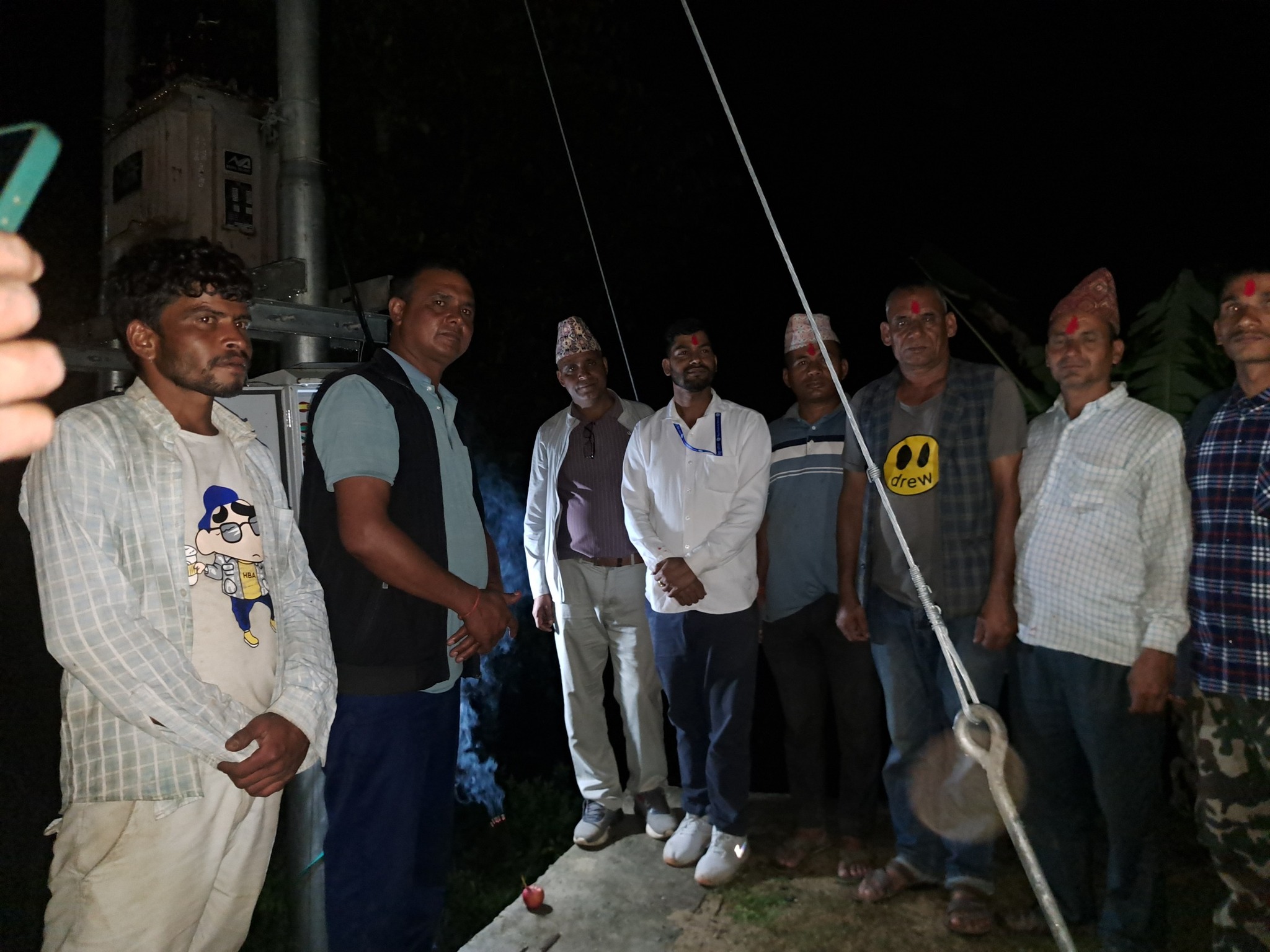 बैतडीको शिवनाथ २ को शर्मालीमा बिजुली बत्ती बल्यो