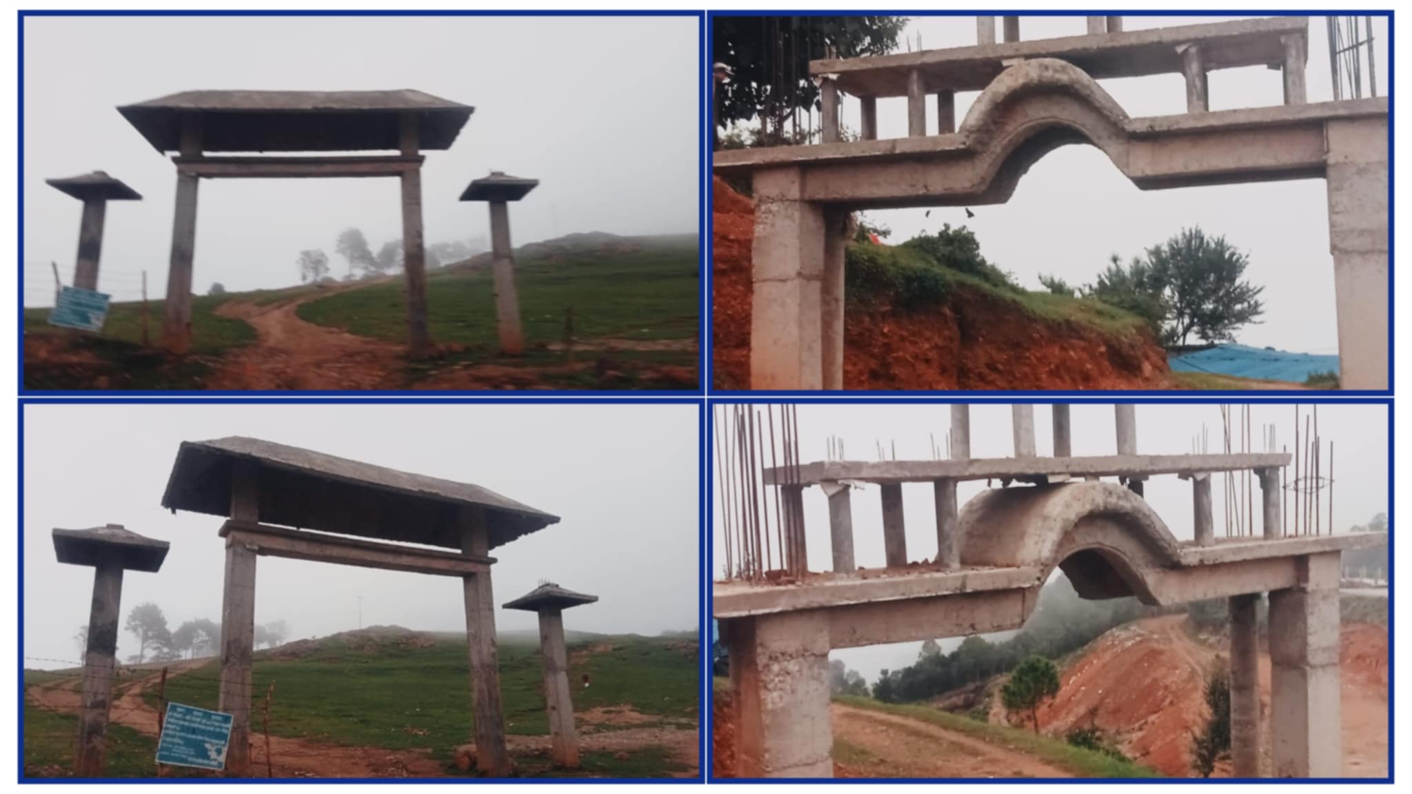 मेलौली मन्दिर परिसरमा पुर्वाधारको काम अलपत्र, ४ वर्षमा ५० प्रतिशत पनि काम&hellip;