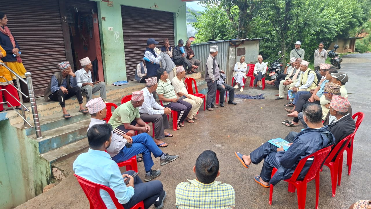 बैतडी:पाटनमा ल्याण्ड पुलिङको काम अघि बढाउन स्थानीय सहमत