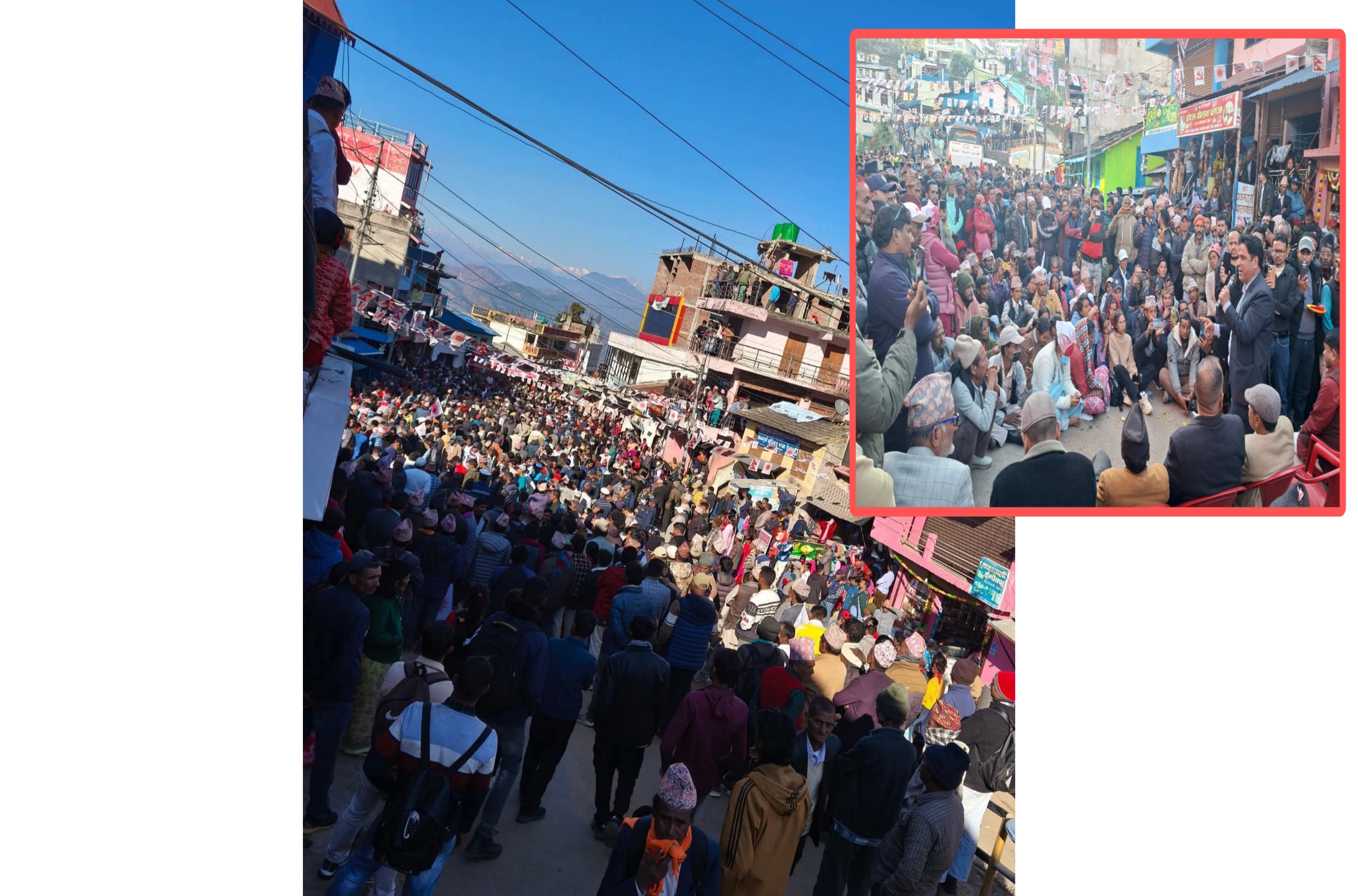 चौतर्फी घेराबन्दीकाबीच बैतडीमा एमालेको वृहत जनसभा