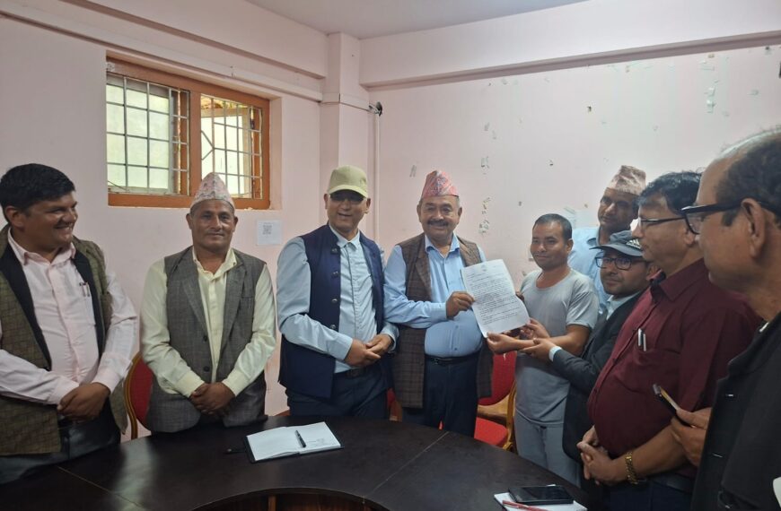 पाटन नगर शिक्षक स्वयंसेवकका ९ बुँदे माग,नगरपालिकामा ज्ञापनपत्र