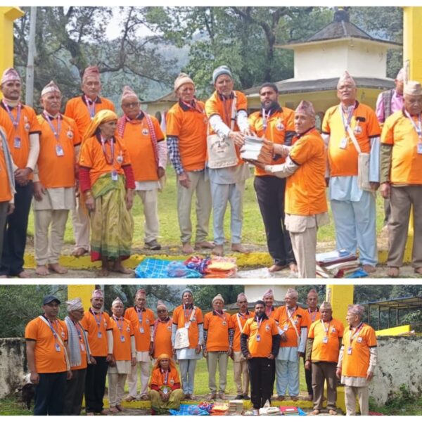 दिया एजुकेशनद्वारा बैतडीस्थित बासुलिङ धार्मिक सेवा समितिलाई सामग्री सहयोग